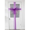 Christmas Concepts® Deep Purple Christmas Fabric Door Bow Decoration -