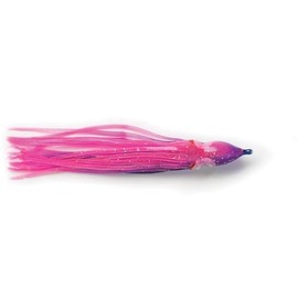 P-Line Sunrise Squid (8 Pack), Glow/Green Spots, 2-1/2"
