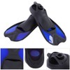 Men Women Swim Foot Fins Swimming Diving Open Heel Adjustable