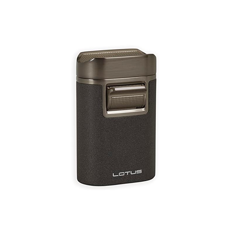 Lotus Brawn Table Cigar Lighter with Quad Wind-Resistant Torch Flames,
