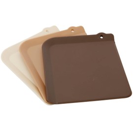 Ihara Corporation Sheet Cutting Board, 3 Colors, 6.5 x 5.7 x 0.08 inches (16.5 x 14.5 x 0.2 cm), Different Uses, Antibacterial Petite Cutting Board, Set of 3