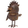村田屋産業 置物 オブジェ メタル パンクバード 小 約12×7×15cm ブロンズ 4731