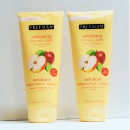 Freeman Facial Apple Cider Vinegar Clay Mask + Scrub 6 oz./175 mL (2 pk ORIGINAL