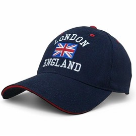 FifthRiver Union Jack London England Baseball Cap for Men Women, Embroidered UK Flag, Adjustable Breatheable Dad Hat (UK, Alpha, One Size, London England Navy)