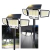 MDCMDCM Solar Motion Sensor Outdoor Lights Waterproof - 3000LM 3