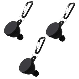 ZPSCXQ 3Pcs Protein Powder Container, Portable Formula Powder Pots, Leak-Proof Powder Dispenser for Gym and Travel, Compact Protein Powder Storage with Secure Carabiners