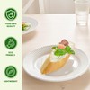 EcoWise 23cm Large Disposable Paper Plates - Pack of 100