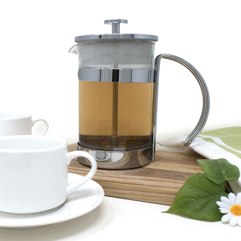 Norpro, 5-Cup 5574 Glass/Chrome Coffee/Tea Press