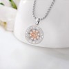Eusense Compass Necklace 925 Sterling Silver Compass Pendant Chain Gifts