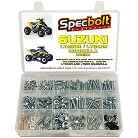 250pc Specbolt Suzuki LT250R Quadzilla ATV Bolt Kit for Maintenance & Restoration OEM Spec Fasteners Quadracer LT500R LTR250 LT 250 500 R