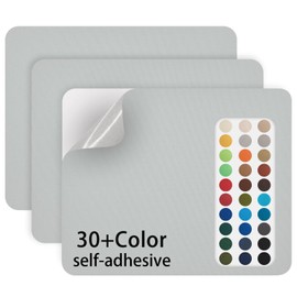 Canvas Repair Patch 9×11 Inch 3Pcs Waterproof Self-Adhesive Fabric Repair Patch for Tents,Boat Cover,Pop Up Canopy,Patio,Bags,Car Seats,Sofas,Furniture Cover(Light Grey)