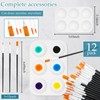 Ctosree 12 Sets Pre Drawn Canvas Kit for Painting for