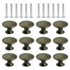 Anhoer 12PCS Kitchen Cupboard Knobs 30MM Kitchen Door Knobs Mushroom