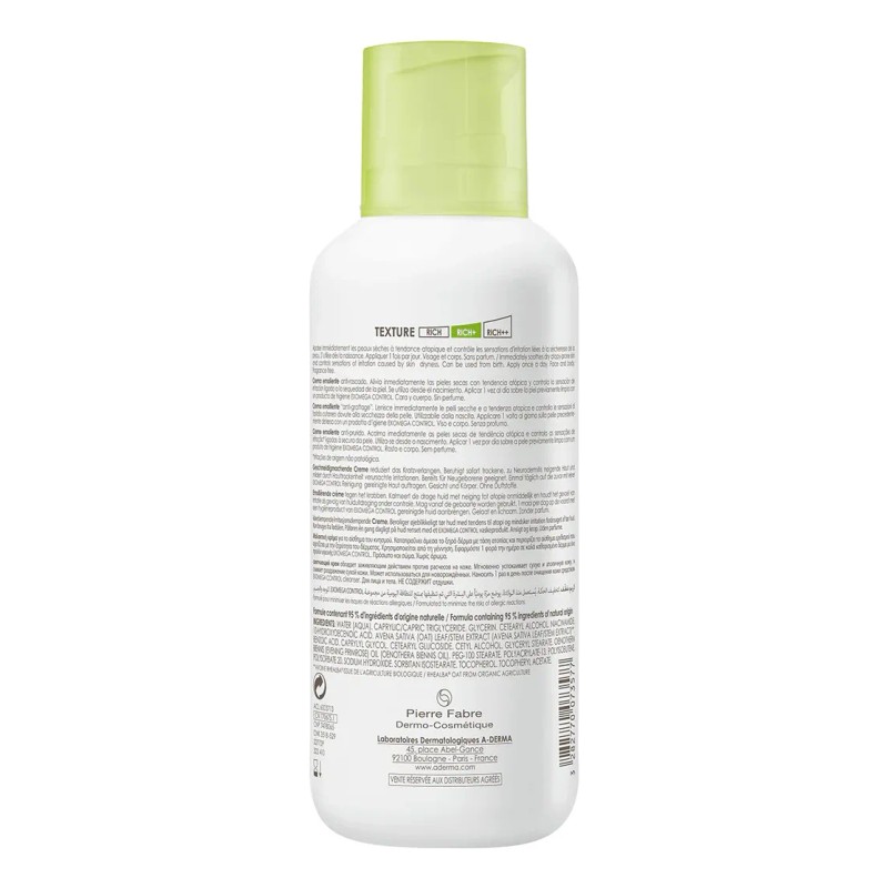 A-derma Exomega Control Creme Emolliente 400ml