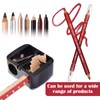 Universal Dual Eyeliner Sharpener Makeup, 2 Pieces 2 Holes Dual
