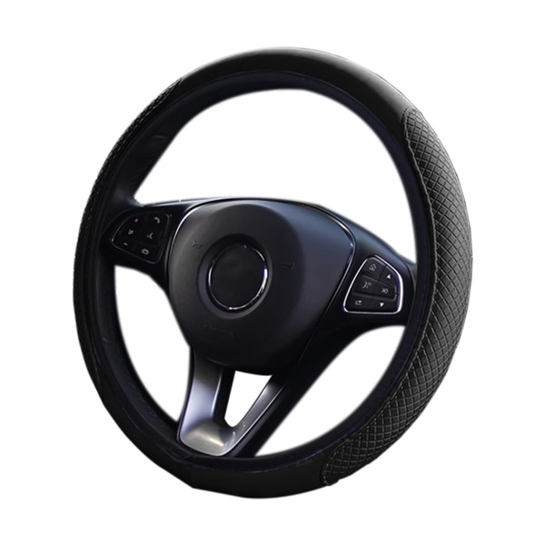 CGEAMDY Auto Lenkrad Abdeckung, Universal 38 cm Microfiber Lenkradhülle, Anti