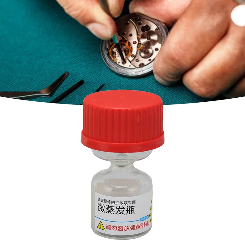 Micro Evaporating Glass Bottle Liquid Spreading Volatilizing Preventation Watch Repair