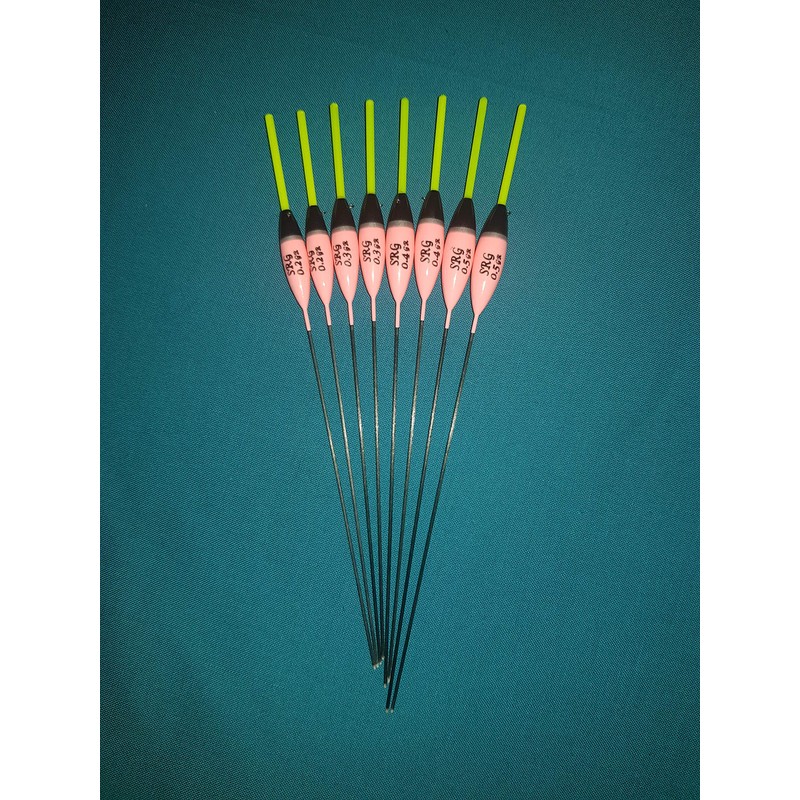 SRG Pole Floats 8 x Assorted Pole Floats (Pack 337Y8)