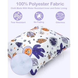 ALVABABY 3 Cloth Diaper Wet Dry Bags Waterproof Reusable with Two Zippered Pockets Travel Beach Pool Daycare Soiled Baby Items Yoga Gym Bag for Swimsuits or Wet Clothes Small Medium Large 3L-ZM28