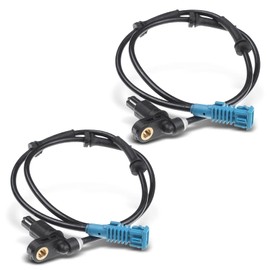 Frankberg 2 x ABS Sensor Wheel Speed Rear Left Right Compatible with 206 CC 2D 1.6L 2.0L 2000-2002 206 2A/C 1.1L-2.0L 1998-2002 206 SW 2E/K 1.1L-2.0L 2002 Replace# 4545 77