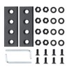ZEKOO Sliding Barn Door Hardware Track Connector Plate Joining Plate