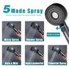 5-Mode High Pressure RV Handheld Shower Head with Filter