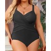 Tempt Me Plus Size One Piece Swimsuits for Women Tummy