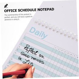 COHEALI 2pcs Monthly Habit Tracker Notebook Portable Schedule Planner for Organizing Daily Tasks Undated Month Agenda for Students and Professionals Lightweight and Practical Writing Pad