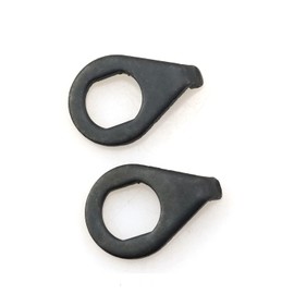 PZRT 2pcs Bike Wheel Hub Hook Washer Bicycle Hub Safety Washer Hub Retaining Clip for Front Wheel, Black