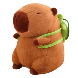 ZexJpr Capybara Kuscheltier, Niedliches Wasserschwein Plüschtier, Weiches Capybara Plüschtier Für Kinder, 25cm Kuscheltiere, Reisen Und Spielzeit