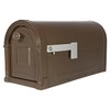 Gibraltar Mailboxes Garrison Large Capacity Galvanized Steel Venetian Bronze, Post-Mount