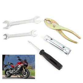 Motorcycle Repair Tool Kit Motorcycle Repair Tool Kit Metal Motorcycle Repair Tool Kit Wrench Screwdriver Plier Spark Plug Socket Set Universal