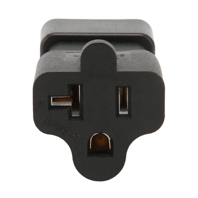 IEC320 C20 to Nema 5‑15 20R Power Adapter 20A C20