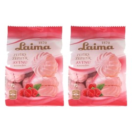 Laima Raspberry ZEFIRS Marshmallow 200g (Pack of 2)