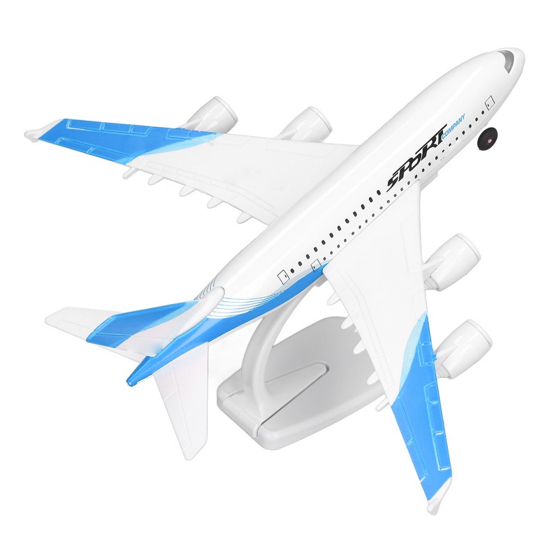 Alloy Airplane Model Aircraft Model 5 Lights Passenger Jet Toy