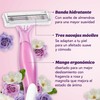 Rastrillo BIC Soleil Escape Rosa Magnolia para Mujer Banda Hidratante