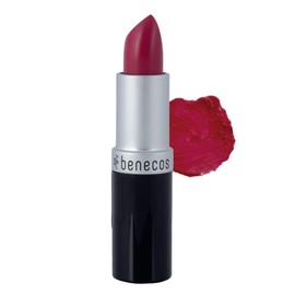 Benecos Natural Cosmetics Lipstick Shimmering with Organic Jojoba Oil and Organic Beeswax Pink