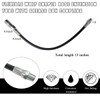 Wevdn Flexible Grease Gun Hose, 13" Resin Grease Gun Fully