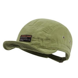 Croogo Men's Umpire Cap, Short Brim Cap, Soft, Breathable, Lightweight, Plain, Simple, Short Brim Cap, Running, Skateboarding, Fishing, Work, Outdoor, Spring, Summer, Autumn