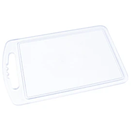 FACKELMANN Breakfast Board 24 x 15 cm Made of SAN, Wood, Transparent, 24 x 15 x 0.6 cm