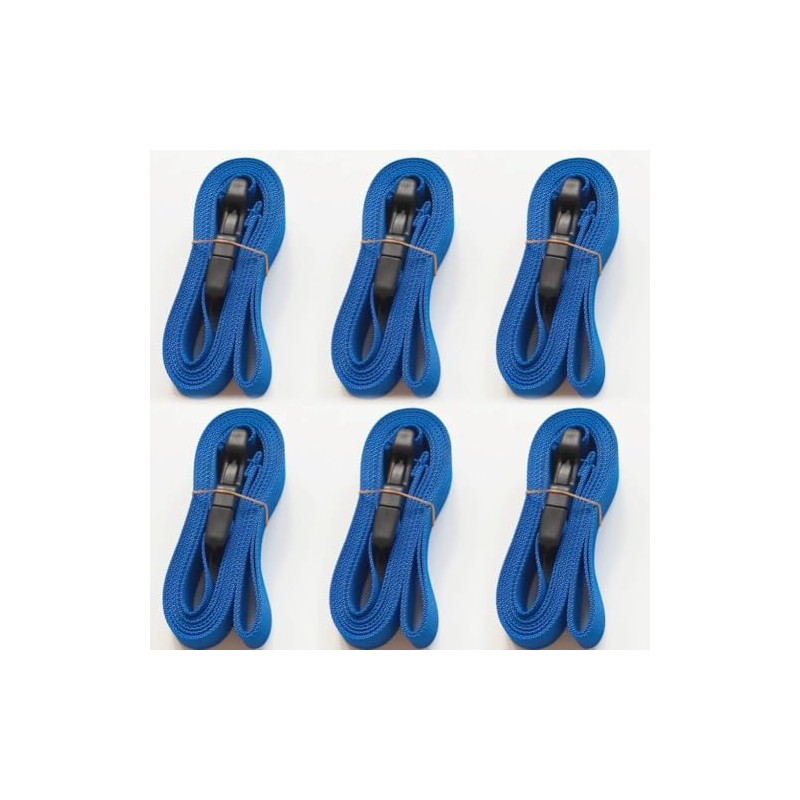TsdL-one 6 Pack Boat Cover Tie Down Straps with Quick
