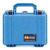 Pelican 1150 Case, Blue with Black Latches, None (Case Only)