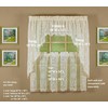 Today's Curtain Hopewell Premium Lace Tier 24", Cream, 58W x