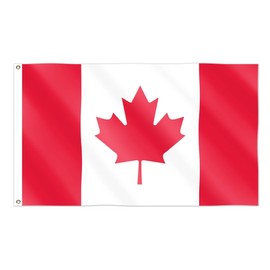 SHATCHI 5ft x 3ft National Flags Events Pub BBQ Decorations for Rugby Cricket Football Sport 2023 World Cup Banner Fan Support Table Cover, Polyester, Canada