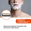 36 Replacement Blades Compatible with GL-Fusion 5 Style Razors (Black),