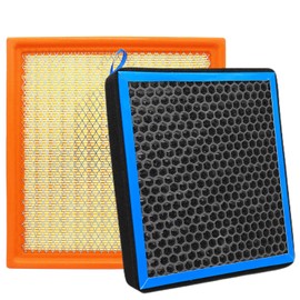 Engine and Cabin Air Filter Kit for 2015-2023 Ford F150,for 2018-2024 Ford Expedition,for 2018-2024 Lincoln Navigator,for 2016-2022 Ford Lobo,replace FL3Z19N619A 7C3Z9601A