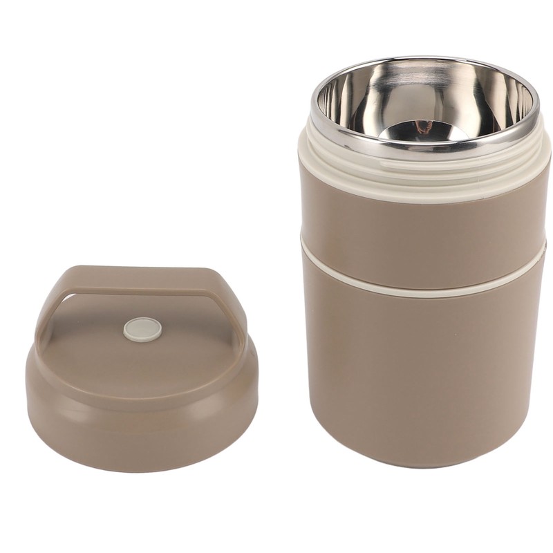 Stainless Steel Insulated Food Jar Double Layer 620ml Capacity Leak