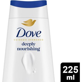 Dove Jabón Líquido Corporal Nutrición Profunda, para una piel con más suavidad e hidratación al instante 225 ml