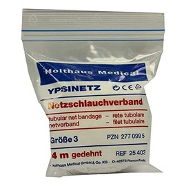 Mains Hose Bandage Ypsine Net Size 3 4 m White Pack of 1