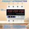 Multifunctional Microcontroller Based 3P Voltage Protector Digital Display Voltage Meter
